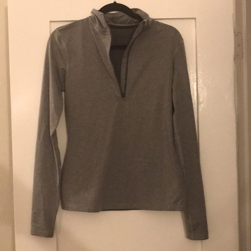 Nike Dri-Fit Grey Quarter Zip Up